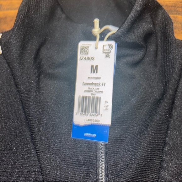 adidas Men's Adicolor Funnel Neck Track Jacket - Picture 8 of 10